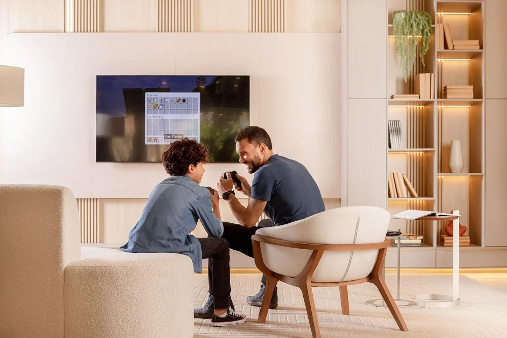 O living deve ser personalizado aos hobbies da família