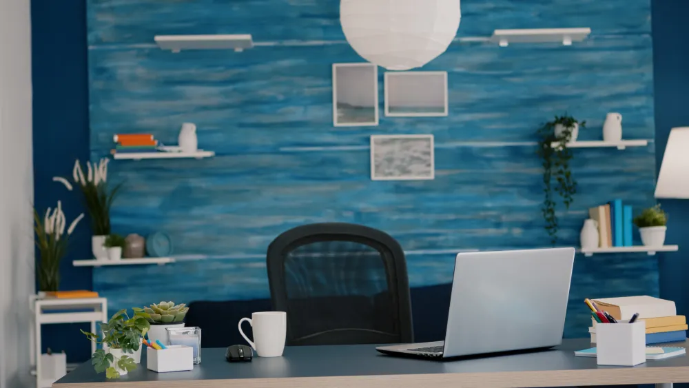 As cores podem influenciar seu desempenho no home office.