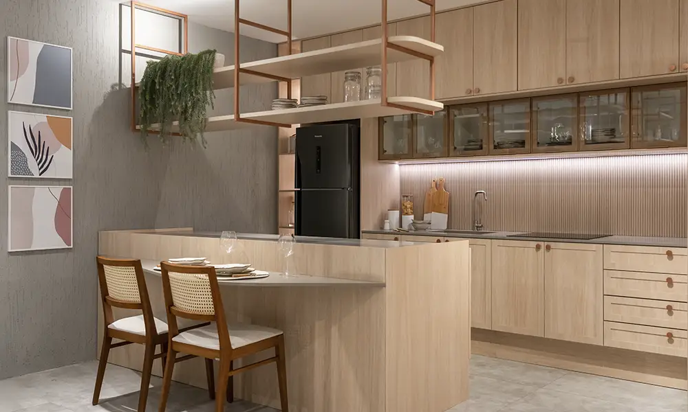 cozinha planejada clean