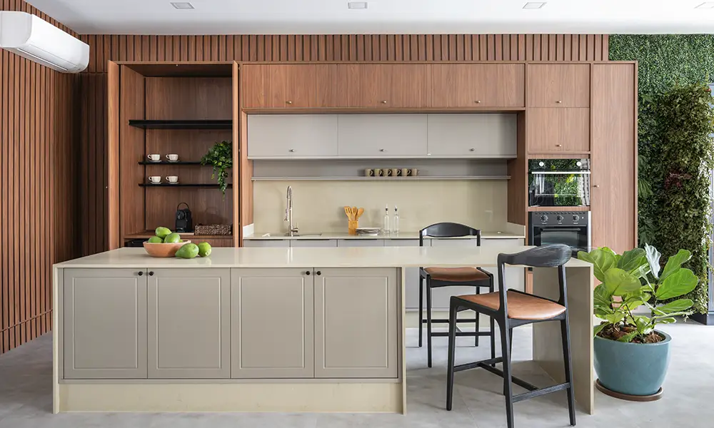 cozinha planejada com bancada