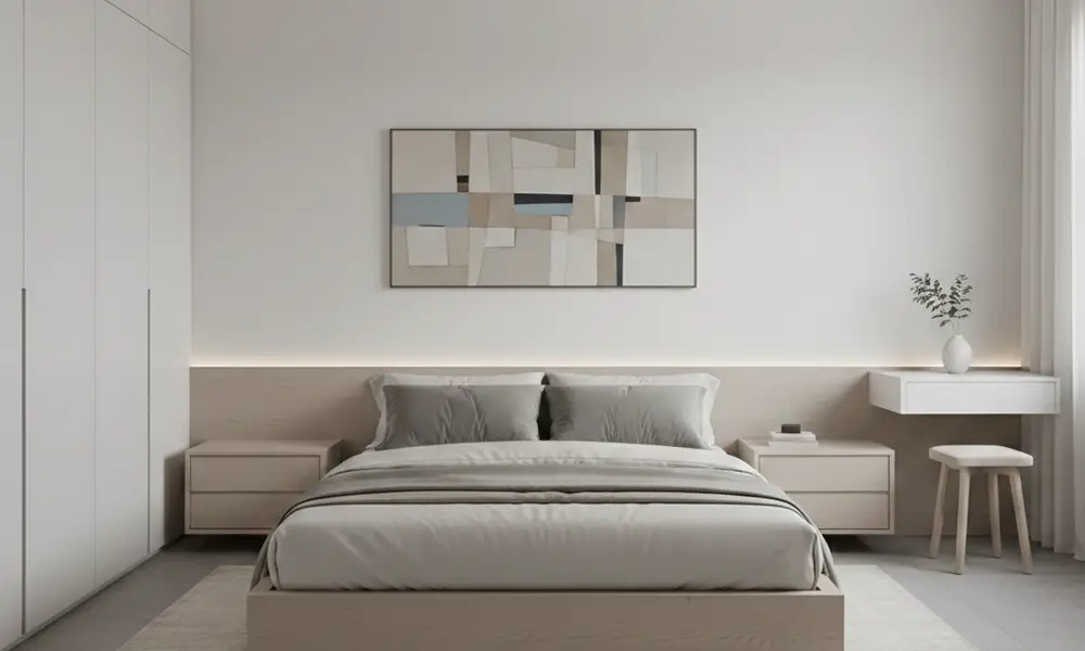 dormitório planejado Estilo minimalista