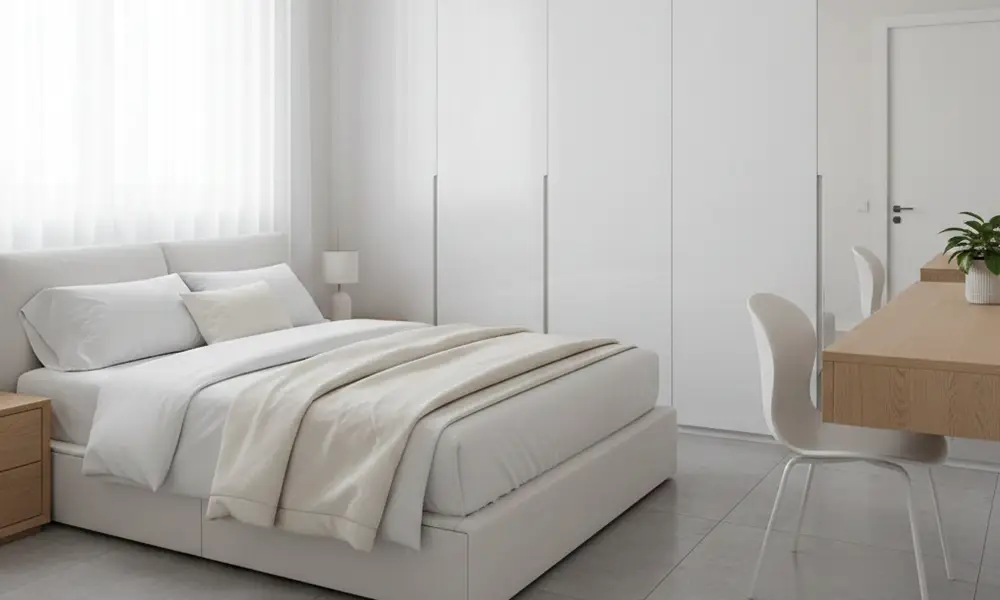 dormitório planejado Estilo clean