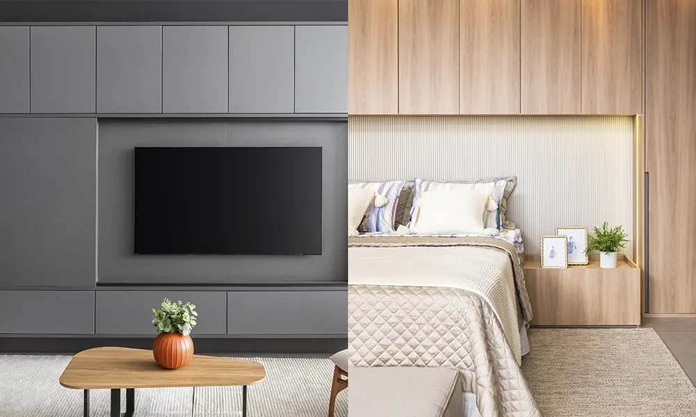 cores para sala e dormitórios